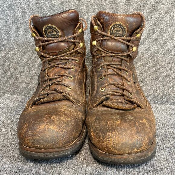 Red Wing Boots Irish Setter Hunt Brown Leather Boots Mens 12 D Workwear Kilt main image 6
